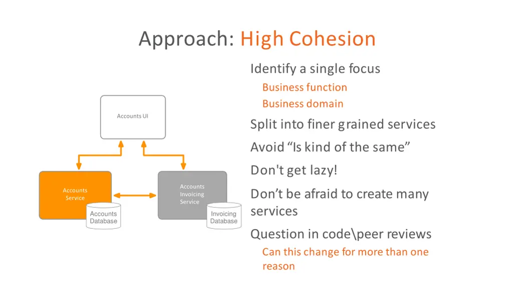 approach high cohesion 1