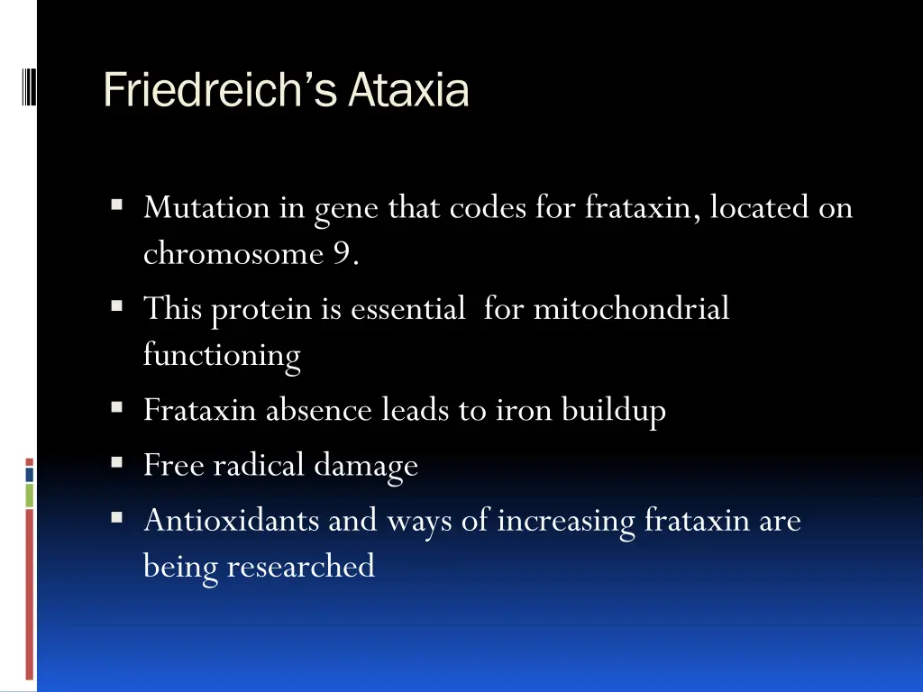 friedreich s ataxia