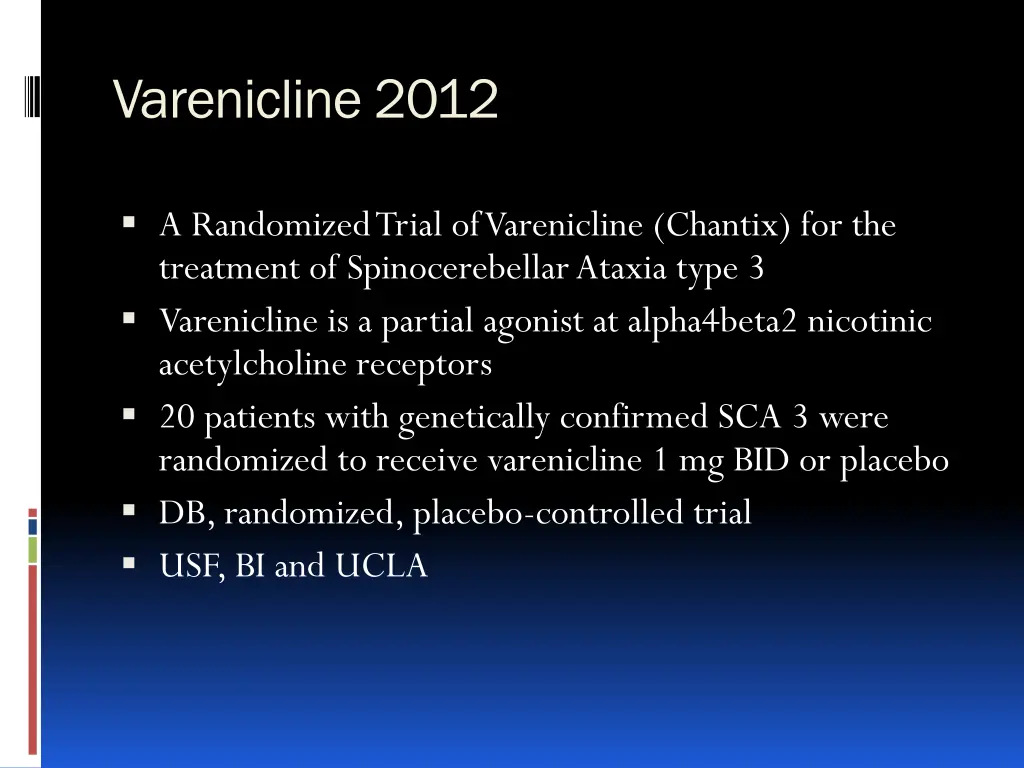 varenicline 2012