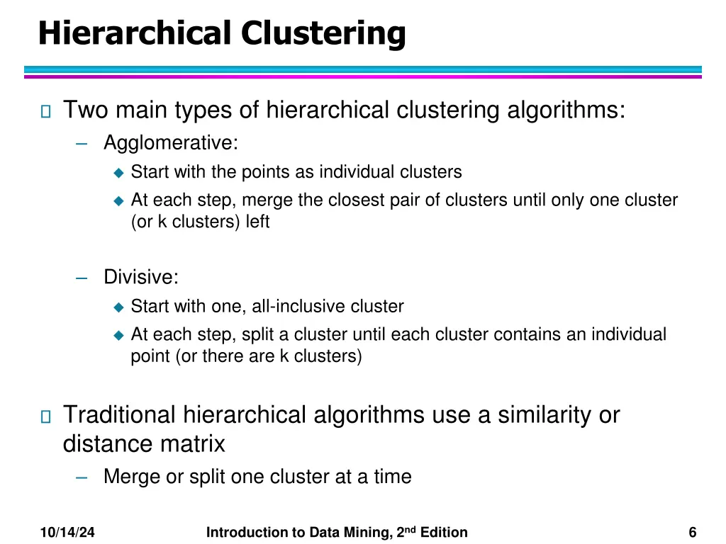 hierarchical clustering 1