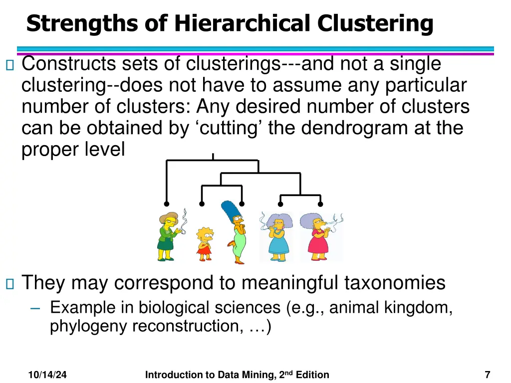 strengths of hierarchical clustering