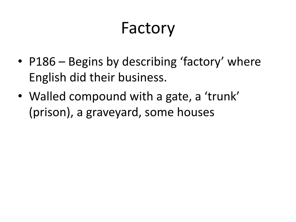 factory