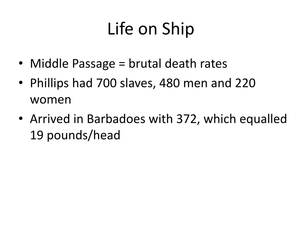 life on ship 1