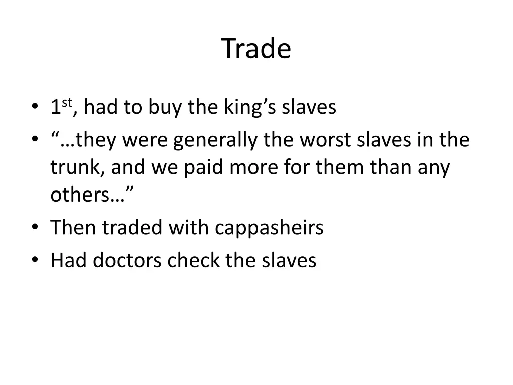 trade