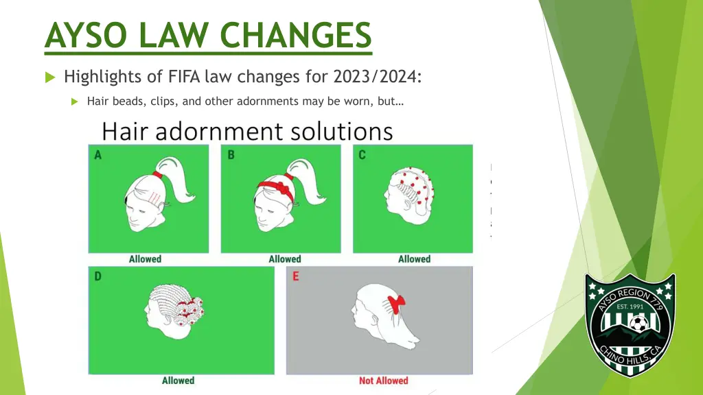 ayso law changes 3