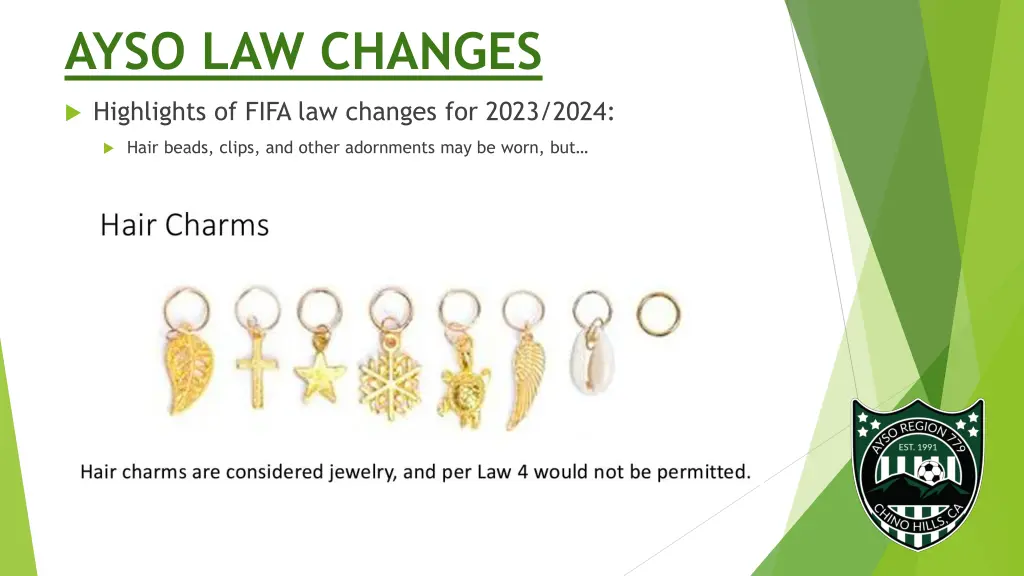 ayso law changes 4