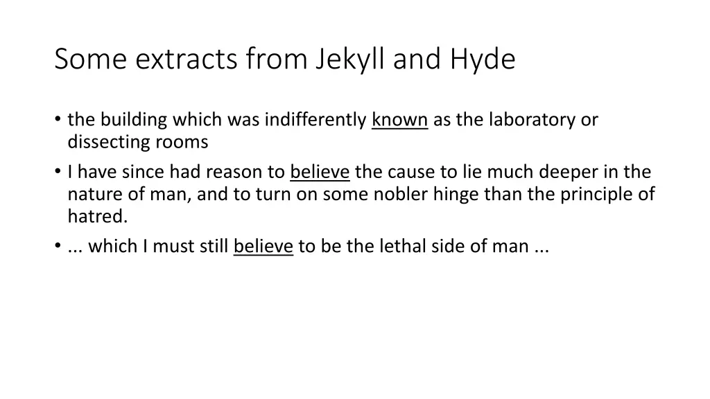 some extracts from jekyll and hyde