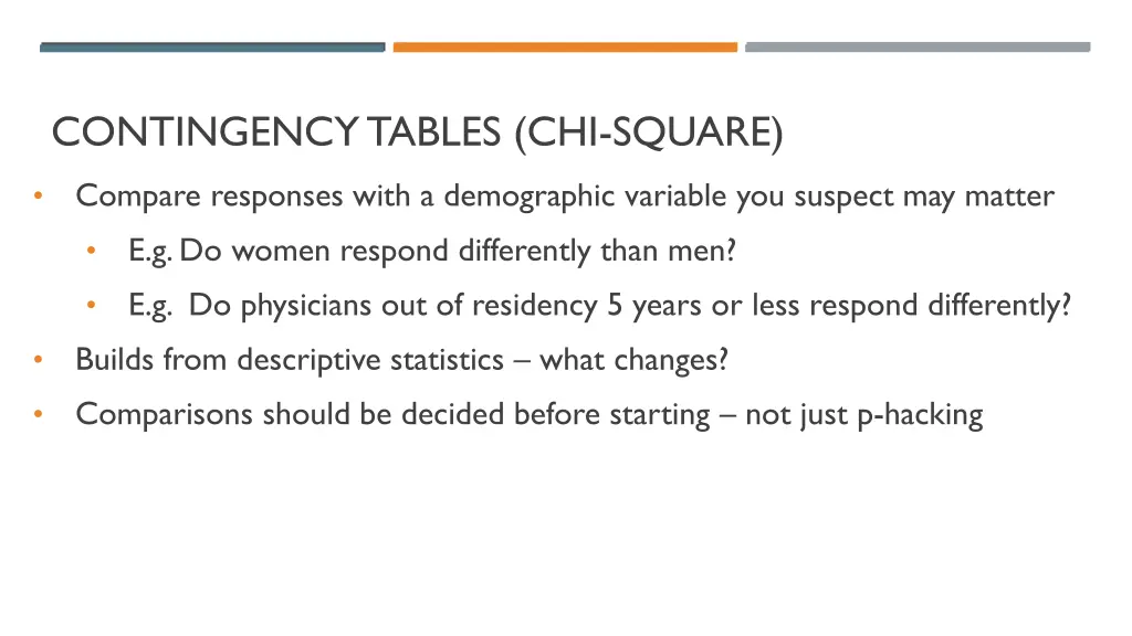 contingency tables chi square