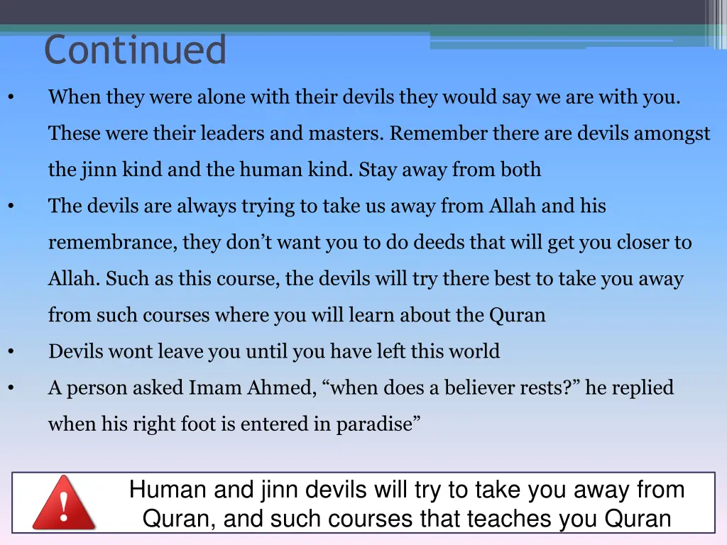 continued