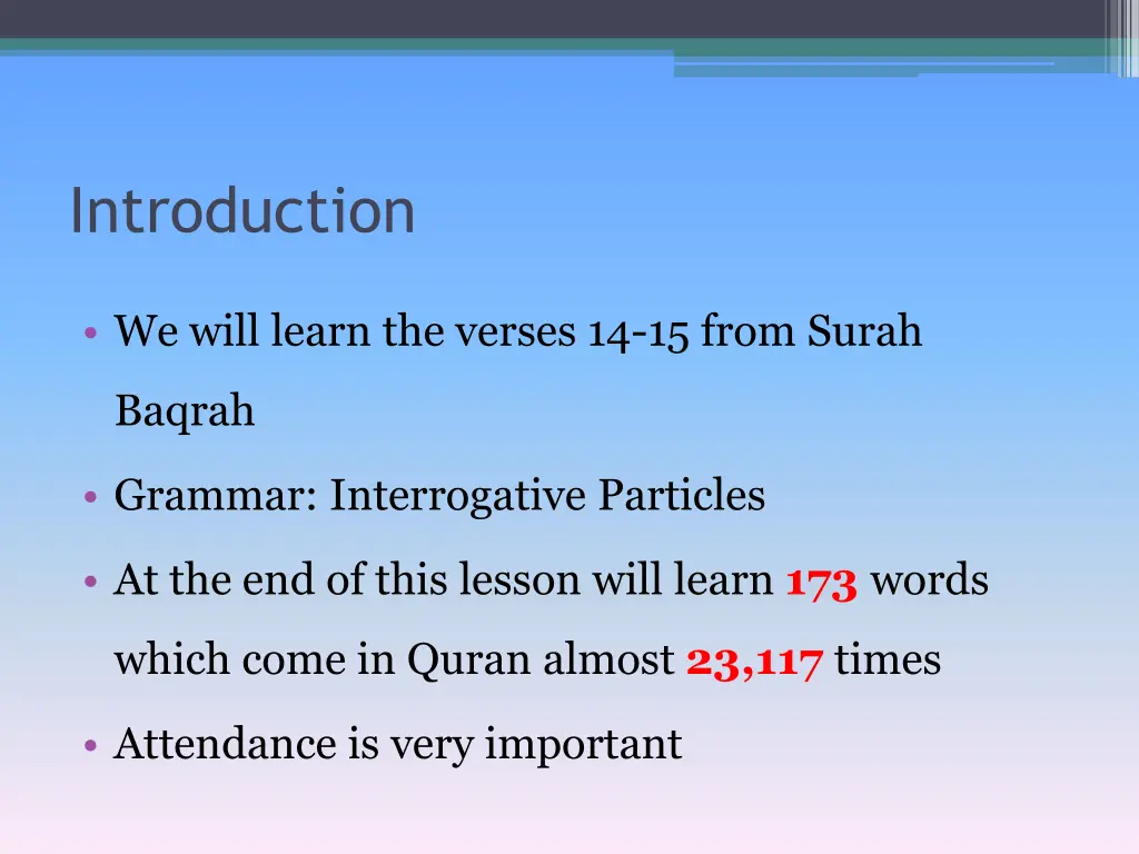 introduction