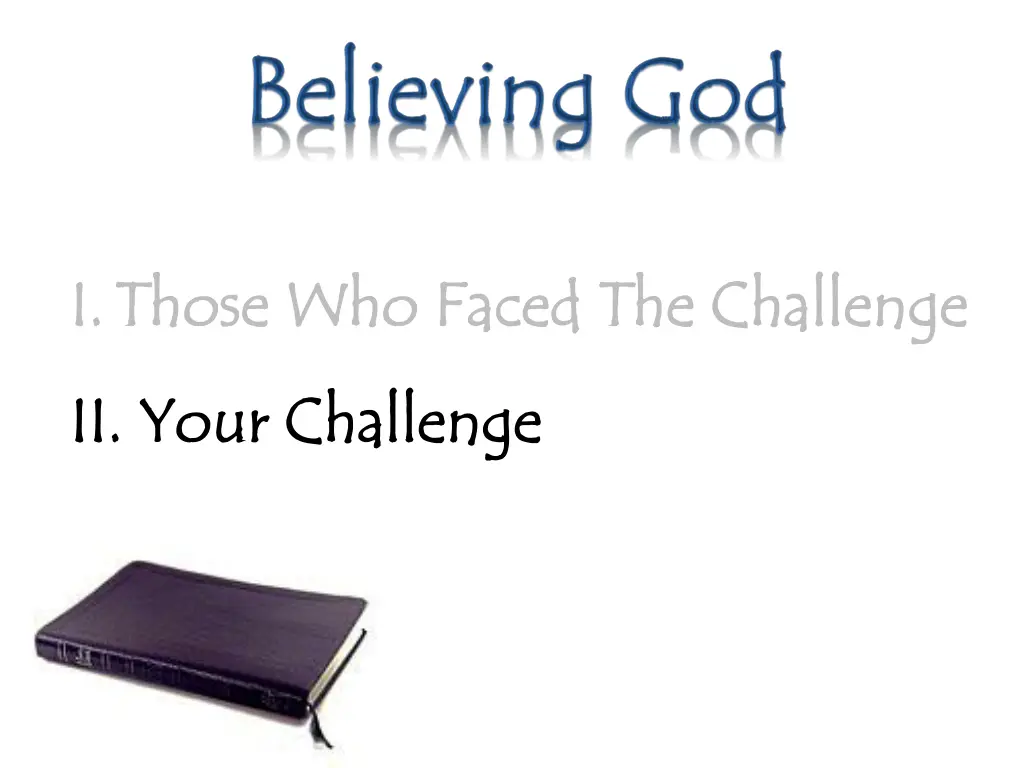 i i those who faced the challenge those who faced 3