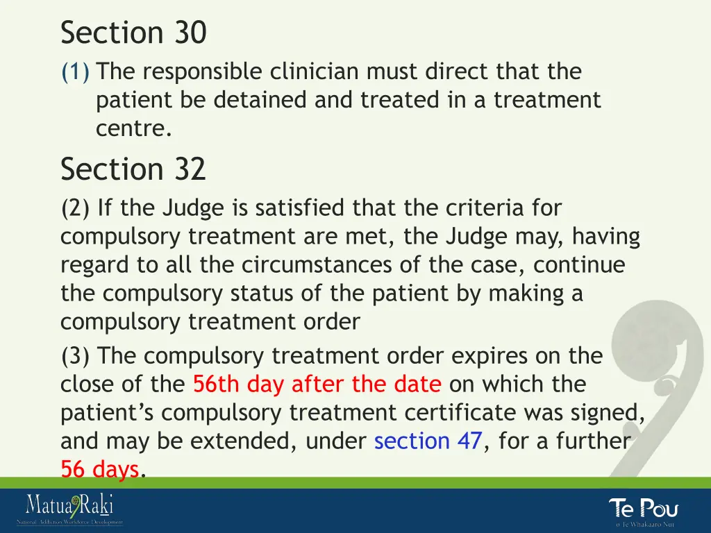 section 30 1 the responsible clinician must