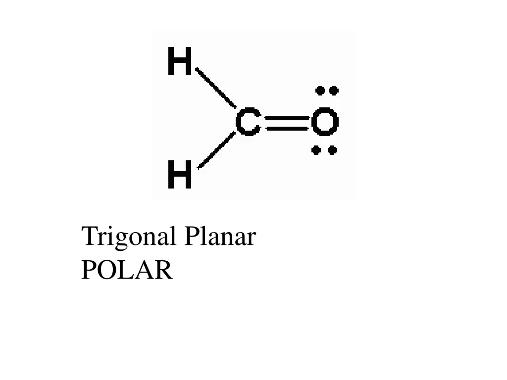 trigonal planar polar
