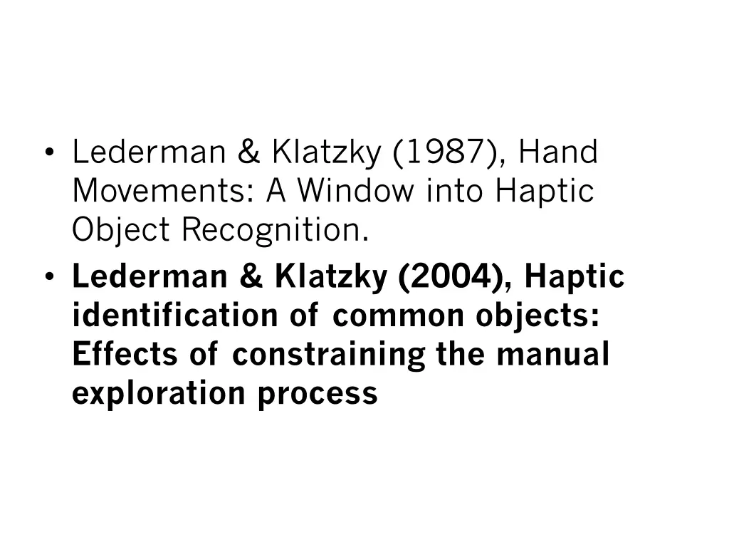 lederman klatzky 1987 hand movements a window 2