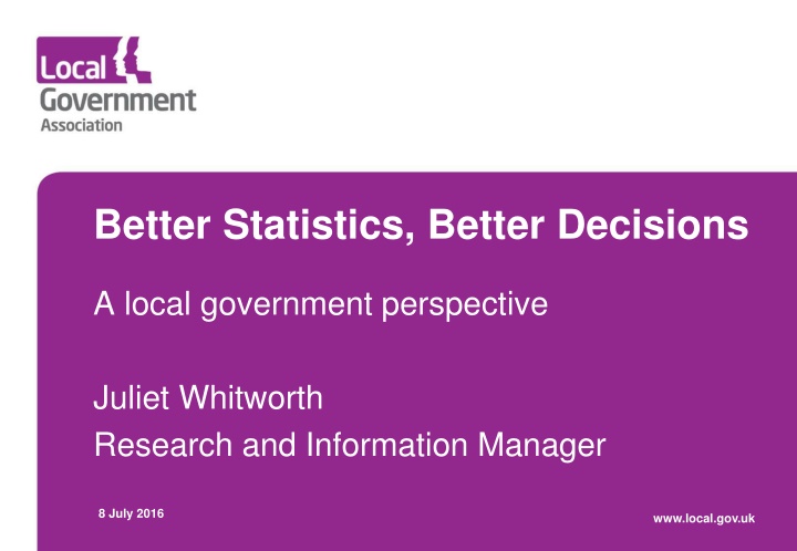 better statistics better decisions