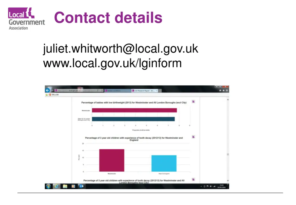 contact details