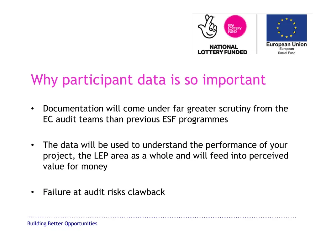 why participant data is so important