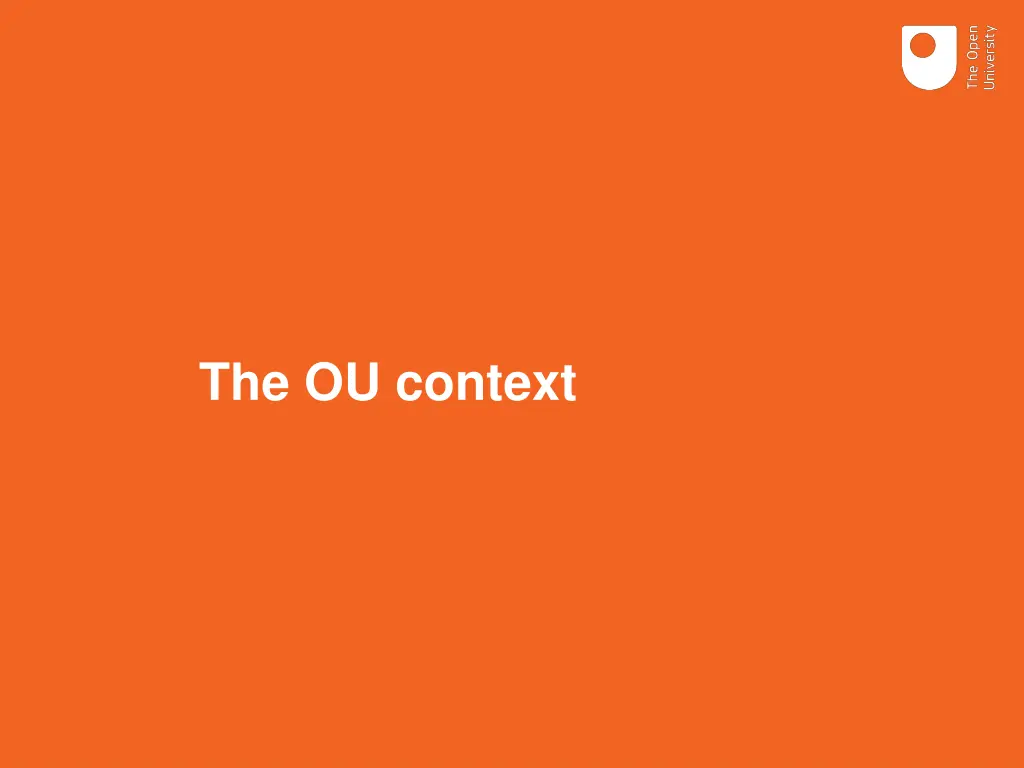 the ou context
