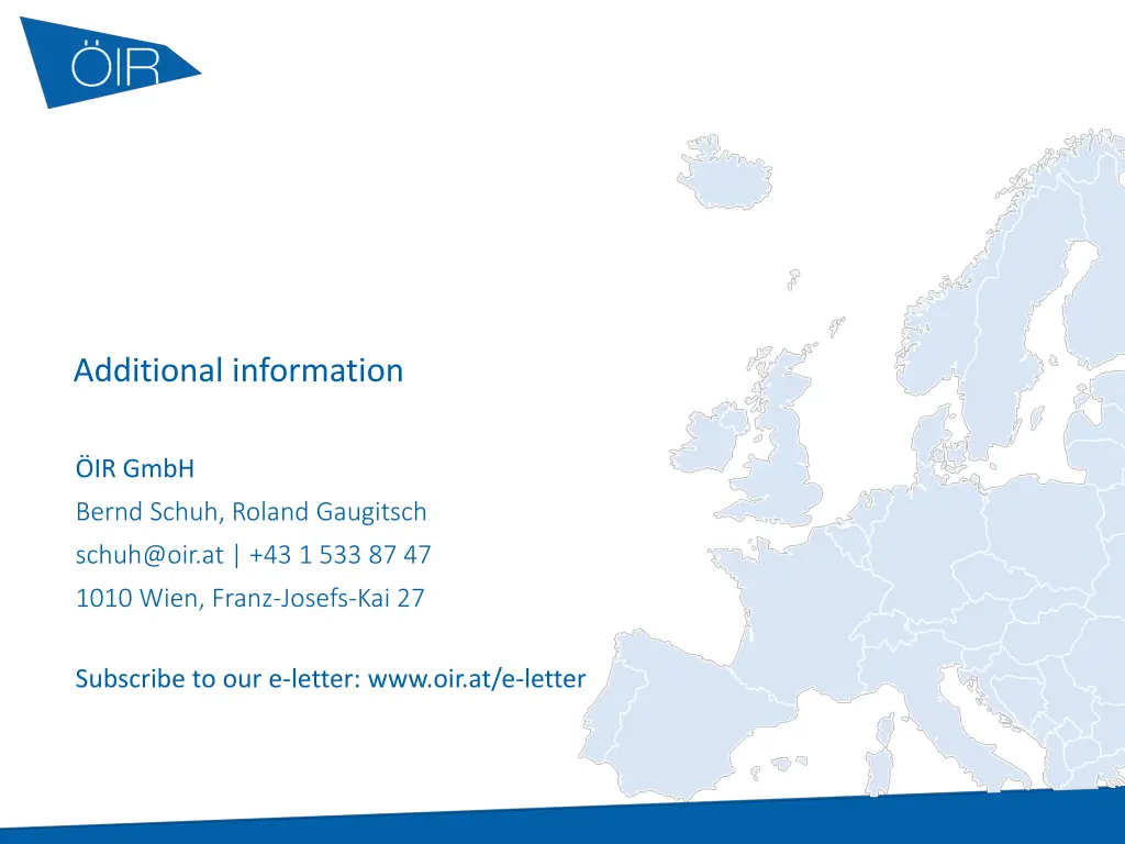 additional information