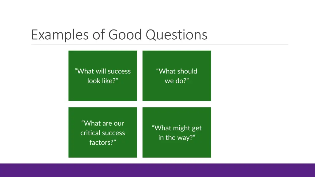 examples of good questions