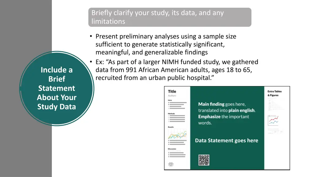briefly clarify your study its data