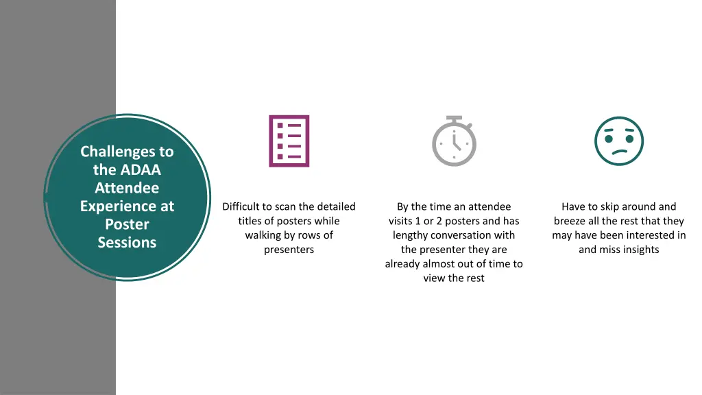 challenges to the adaa attendee experience
