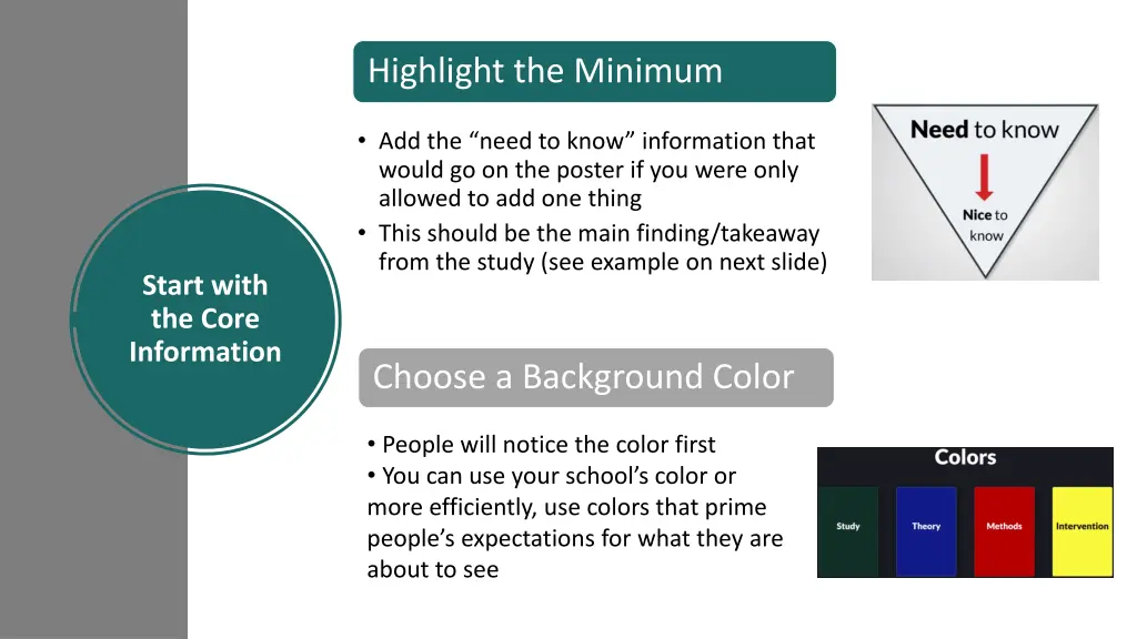 highlight the minimum
