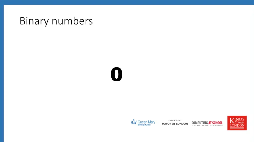 binary numbers
