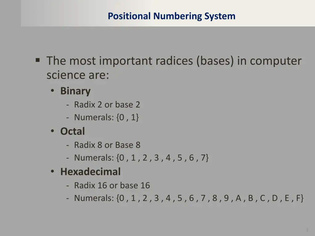 positional numbering system