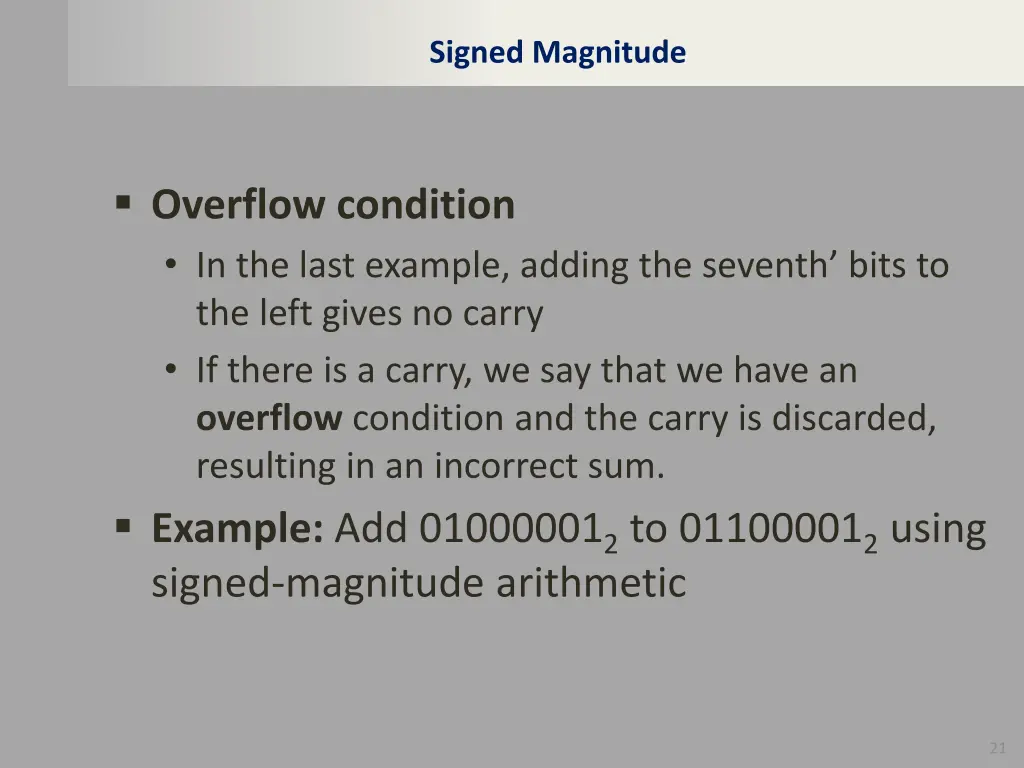 signed magnitude 4