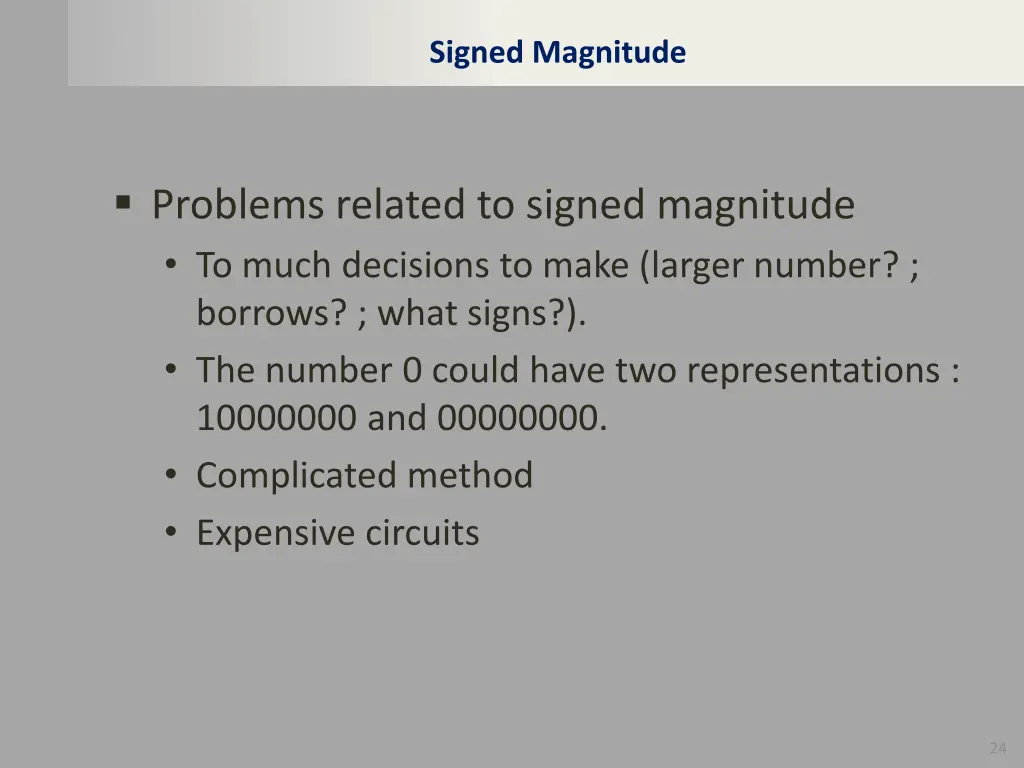 signed magnitude 7