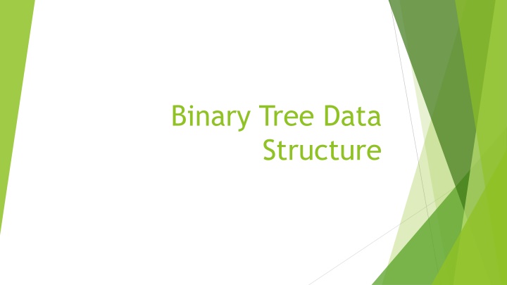 binary tree data structure