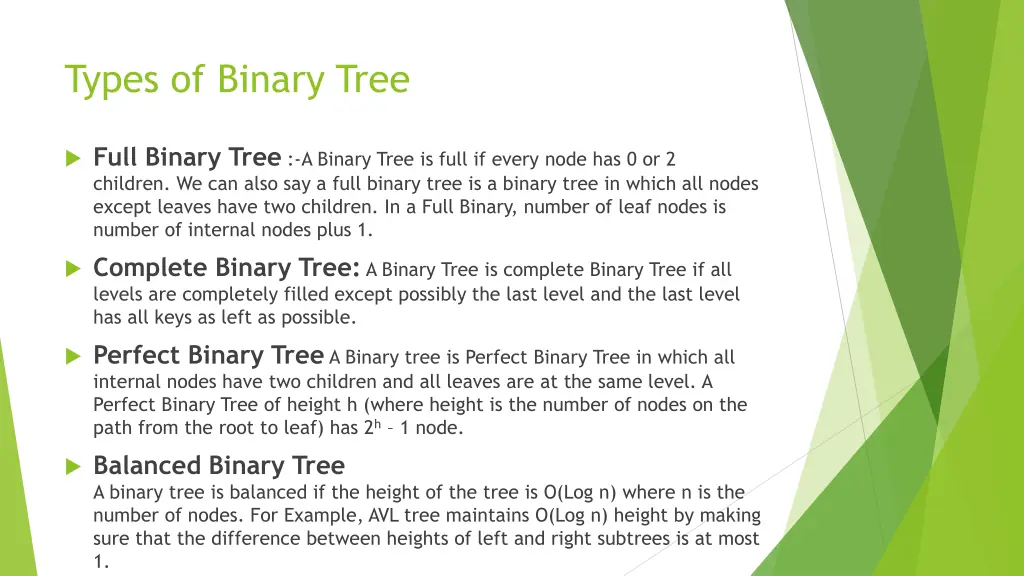 types of binary tree