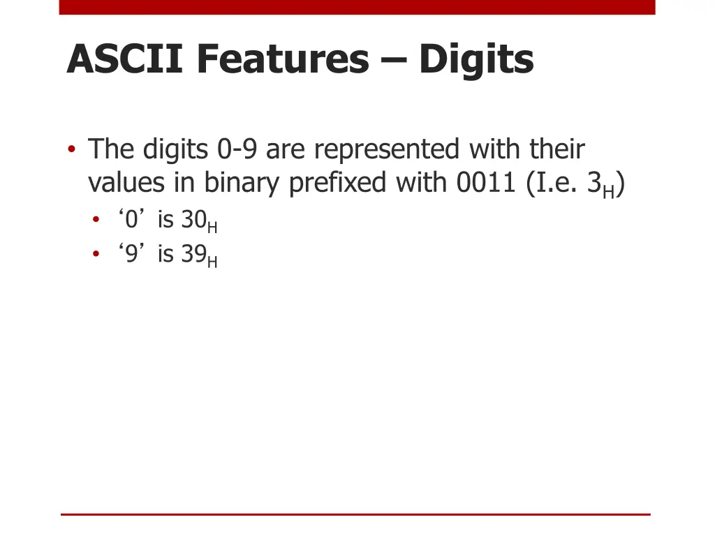 ascii features digits