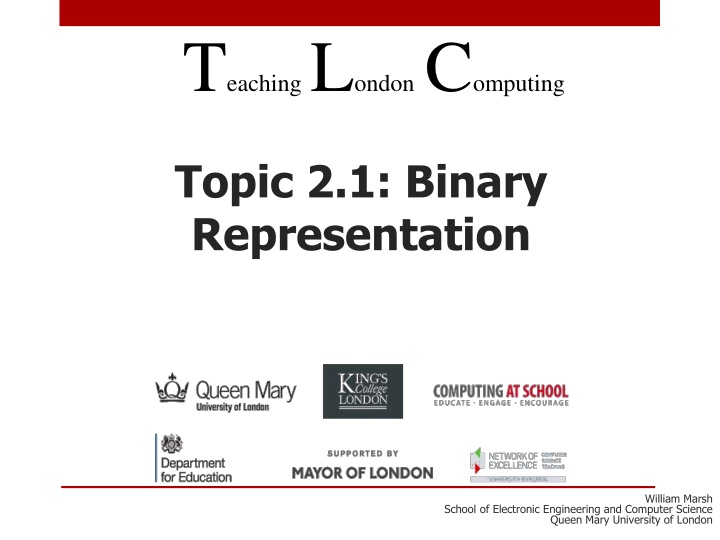 t eaching l ondon c omputing
