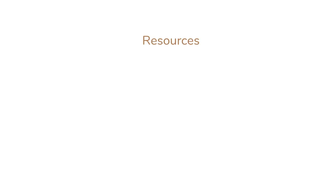resources