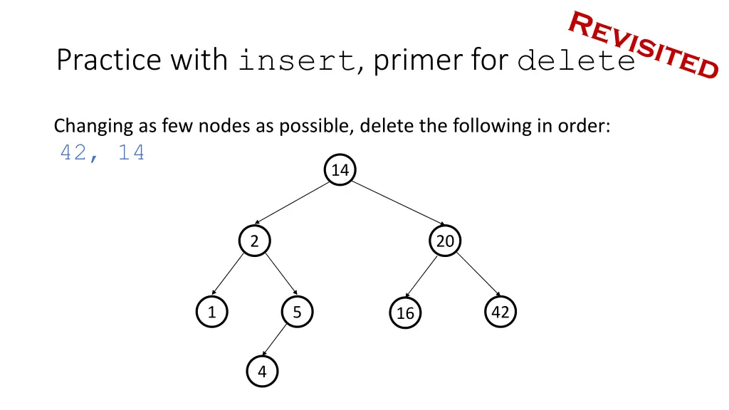 practice with insert primer for delete 1