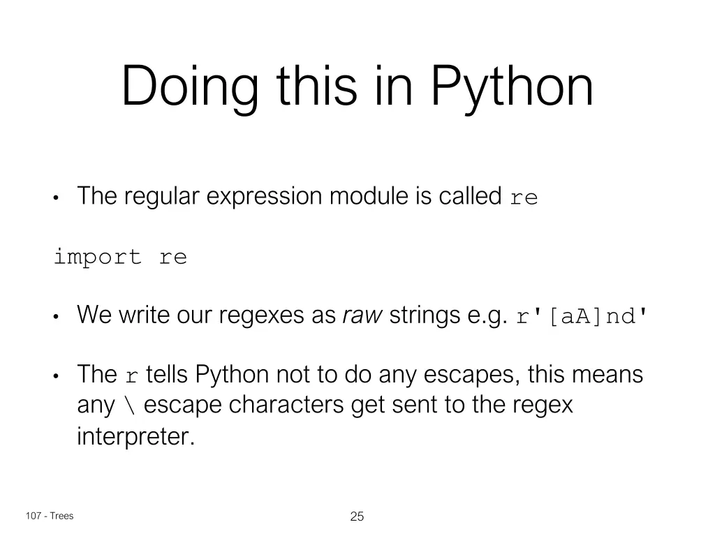 doing this in python