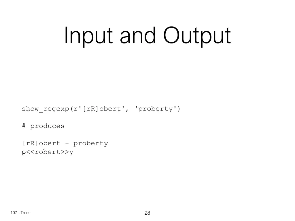 input and output