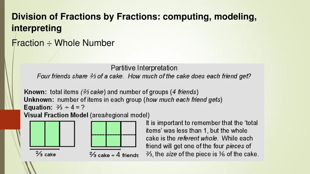 division of fractions by fractions computing