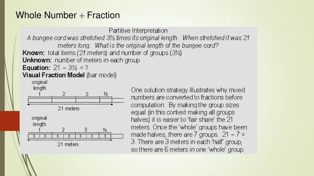 whole number fraction