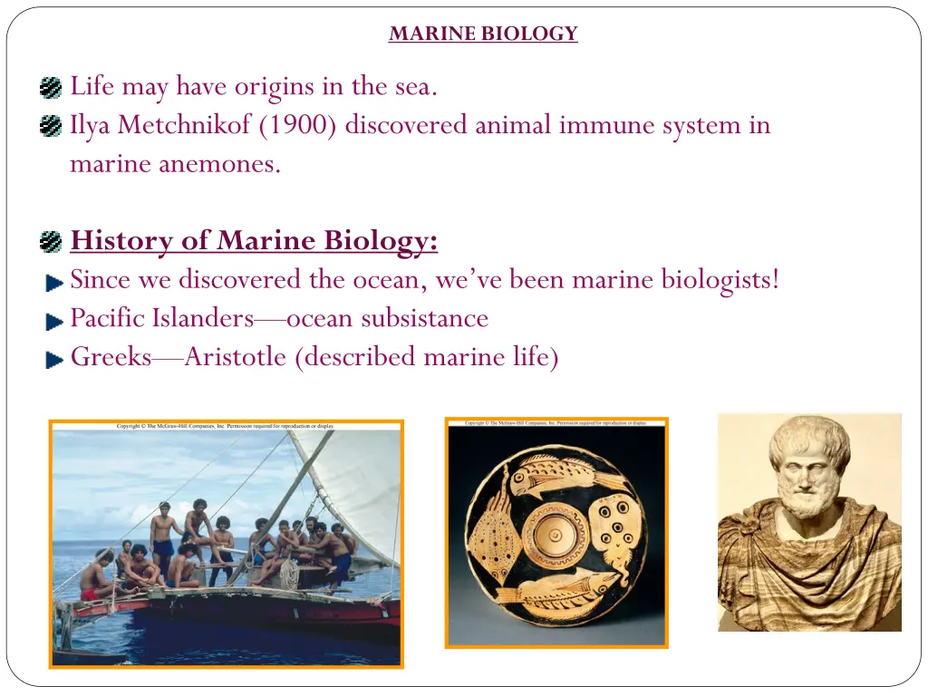 marine biology