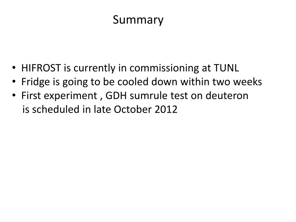summary