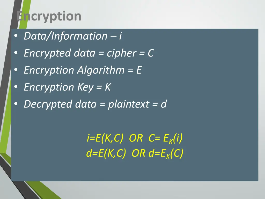 encryption data information i encrypted data