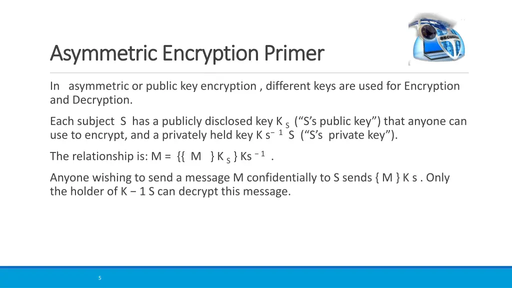 asymmetric encryption primer asymmetric