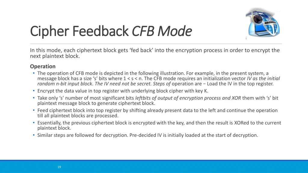 cipher feedback cipher feedback cfb mode