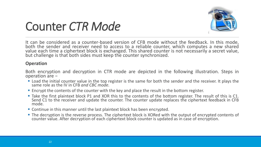 counter counter ctr mode ctr mode