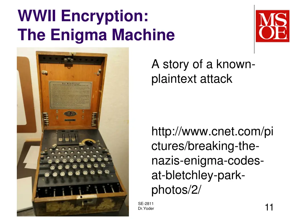 wwii encryption the enigma machine
