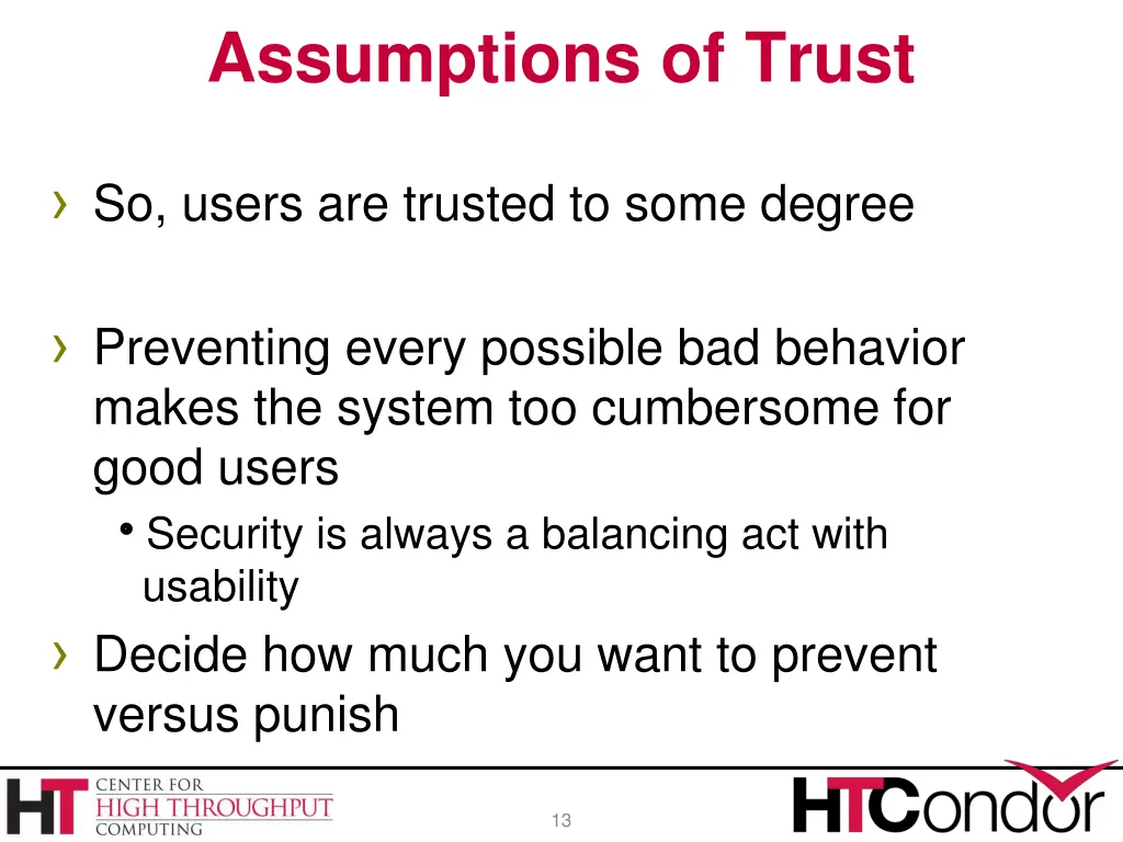 assumptions of trust 2