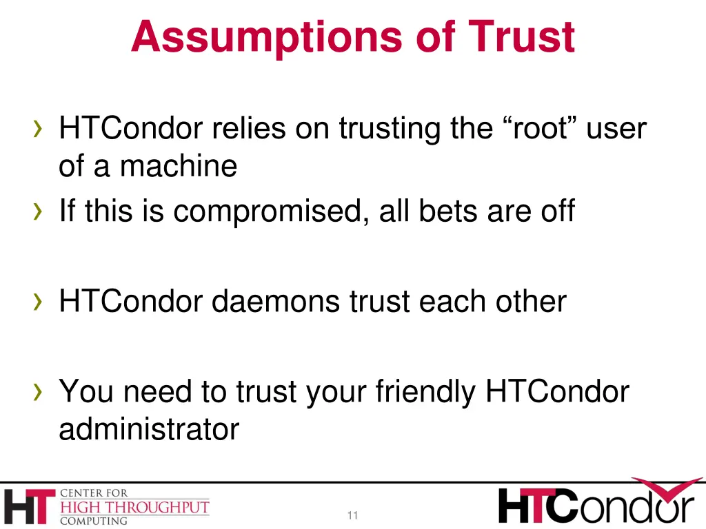 assumptions of trust